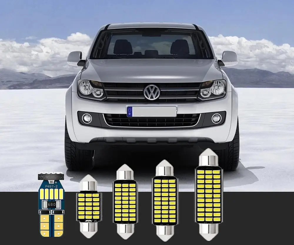 6 шт. для внутренней подсветки Volkswagen T10 и 36 мм Gol Golf Amarok Beetle Bora Caddy CC Clasico Crafter CrossFox Derby
