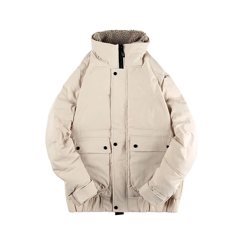 2019 Модная Повседневная зимняя куртка мужская Высококачественная утолщенная