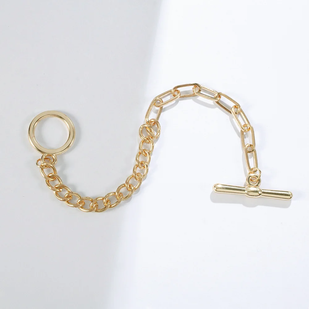 5 шт./компл. для женщин Браслеты Мода цепи геометрический круг с украшением в виде
