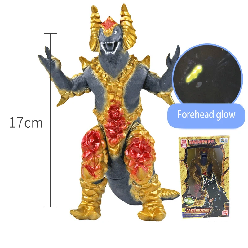 

17 см-17,5 см BANDAI Ultraman Мягкая кукла Монстр светящийся Ultraman Belial Baltan-seijin King Joe экшн ПВХ Коллекционная модель игрушка