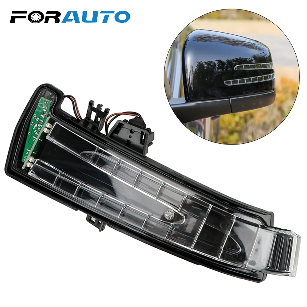 

FORAUTO Car Rear View Mirror Indicators Turn Signal Lamps LED Blinker Lamp For Benz W221 W212 W204 W176 W246 X156 C204 C117 X117