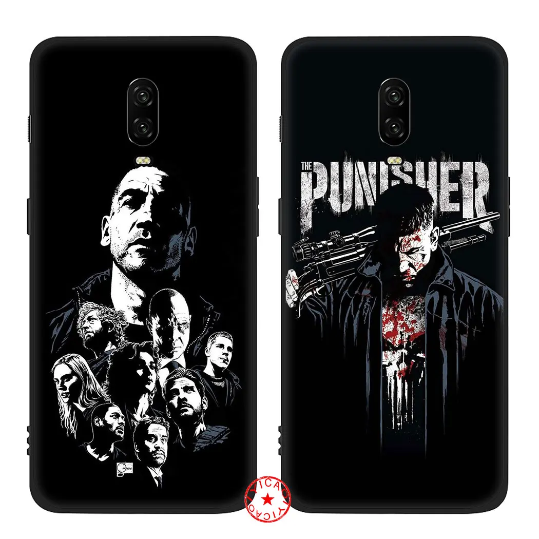 The Punisher Frank Castle Soft Silicone Case for oneplus 5 5t 6 6t 7 Pro Cover |