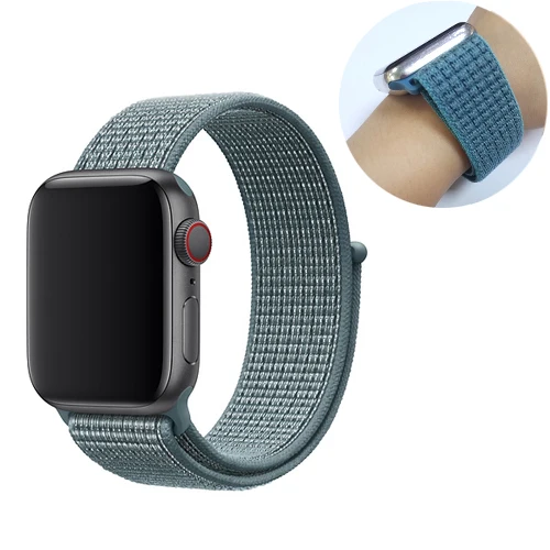 19 Ремешок для спортивных часов для apple watch, ремешок 42 мм, 38 мм, версия apple watch 5/4/3/2/1 наручных часов iwatch, ремешок 44 мм 40 мм двухслойный нейлоновый переплет ремешок для часов - Цвет ремешка: 19