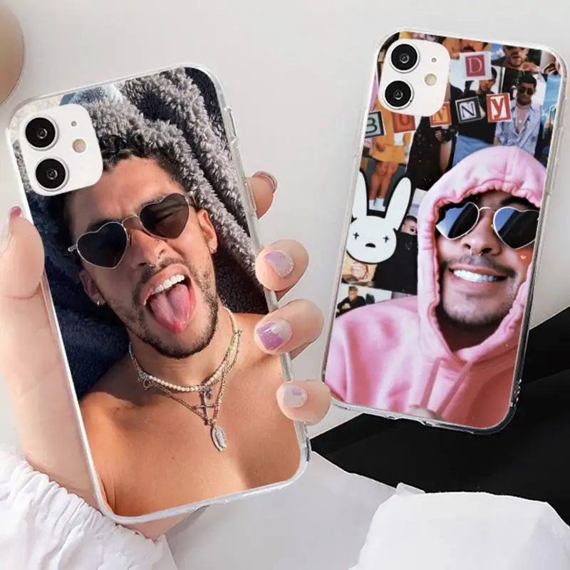 

RuiCaiCa Bad Bunny Phone Case for iphone 13 8 7 6 6S Plus X 5S SE 2020 XR 11 12 mini pro XS MAX