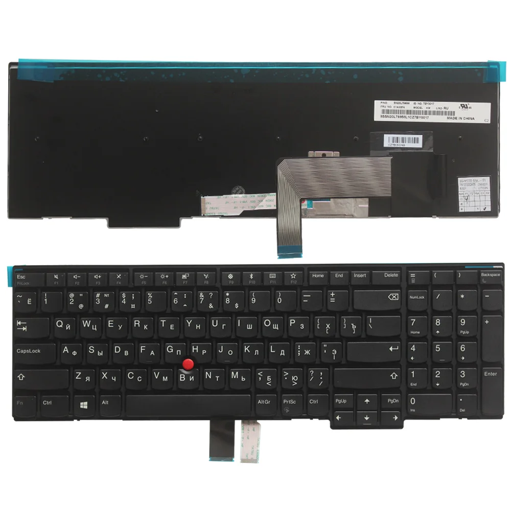 Клавиатура для ноутбука Lenovo Новая русская клавиатура ibp ThinkPad W540 W541 W550s T540 T540p T550 L540