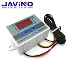 Цифровой светодиодный регулятор температуры W3001 для инкубатора, 10 А, 12 В, 24 В, 220 В переменного тока, переключатель охлаждения, термостат, датчик NTC