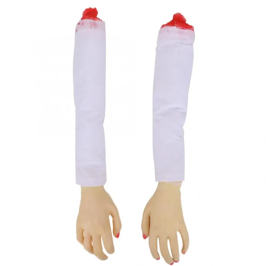 Реквизит для Хэллоуина имитация ужасного протеза сломанная рука обмана человека