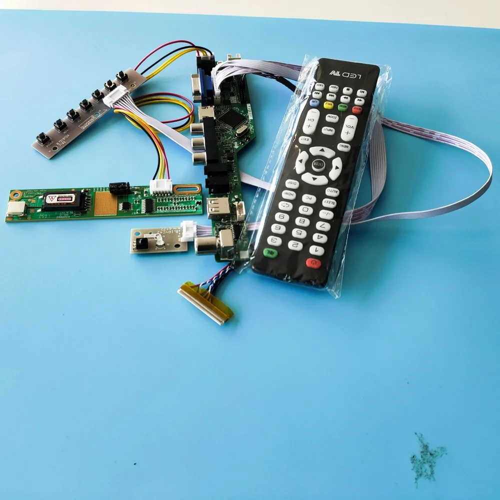 

for LP154WX5-TLB2 1lamps 15.4" Resolution TV Controller Board AV Interface Module VGA HDMI-compatible 30pin USB Digital 1280X800
