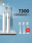 Xiaomi Mijia T300 звуковая электрическая автоматическая зубная щетка USB перезаряжаемая автоматическая зубная щетка сменная Водонепроницаемая зубная щетка