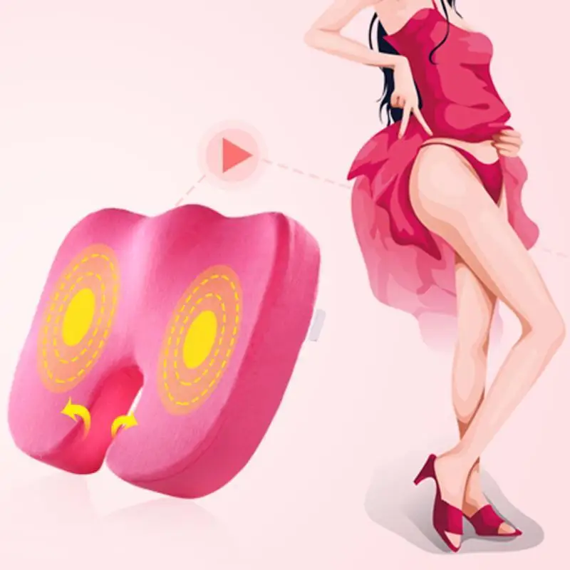 Дорожная подушка для сиденья Coccyx U-образная с эффектом памяти кресла автомобиля