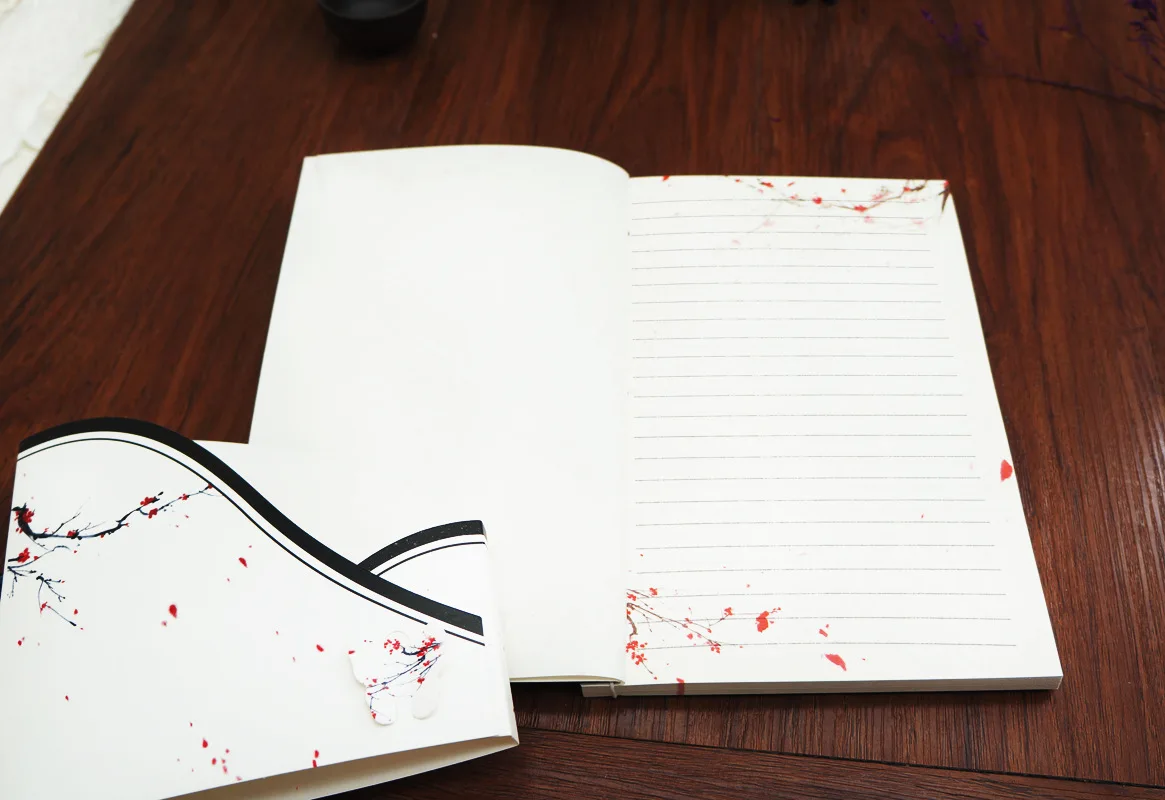 Ретро Оригинальный китайский стиль сшивание блокнот ручной работы управляемые