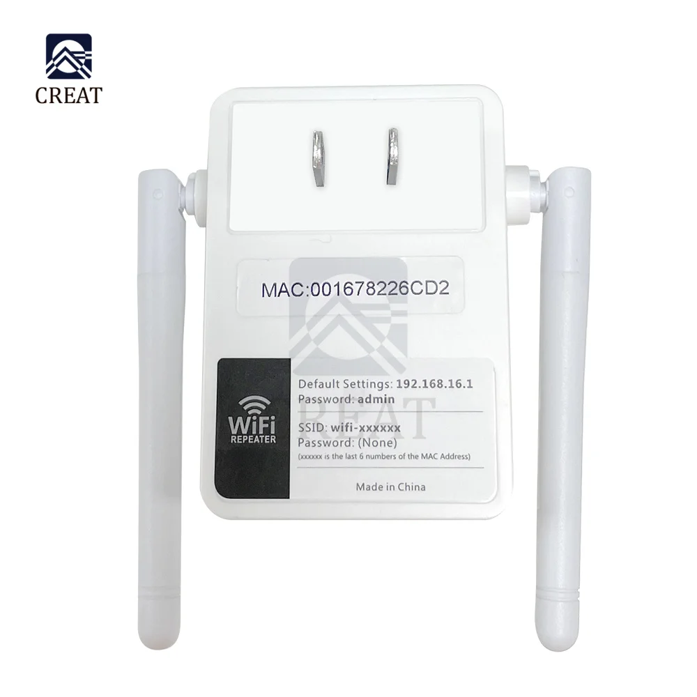 2.4G Wireless WiFi Repeater Dual Band 300Mbps Signal Amplifier Booster 2 Antennas Range Extender Wlan LAN Port Router | Электронные