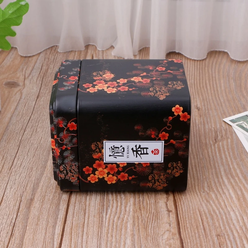 

50g Mini Metal Tea Caddy Sugar Candy Coins Holder Container Jar Tin Souvenir