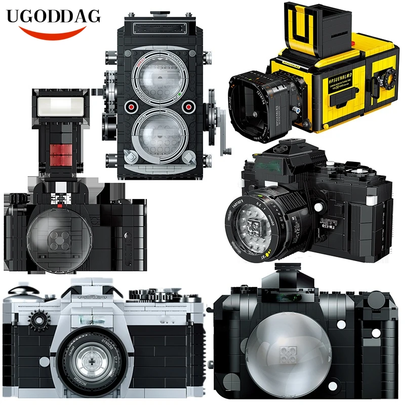 

Креативные строительные блоки 316 F с цифровой камерой Photo MOC, набор кирпичей, Классическая развивающая модель, игрушки «сделай сам» для детей,...