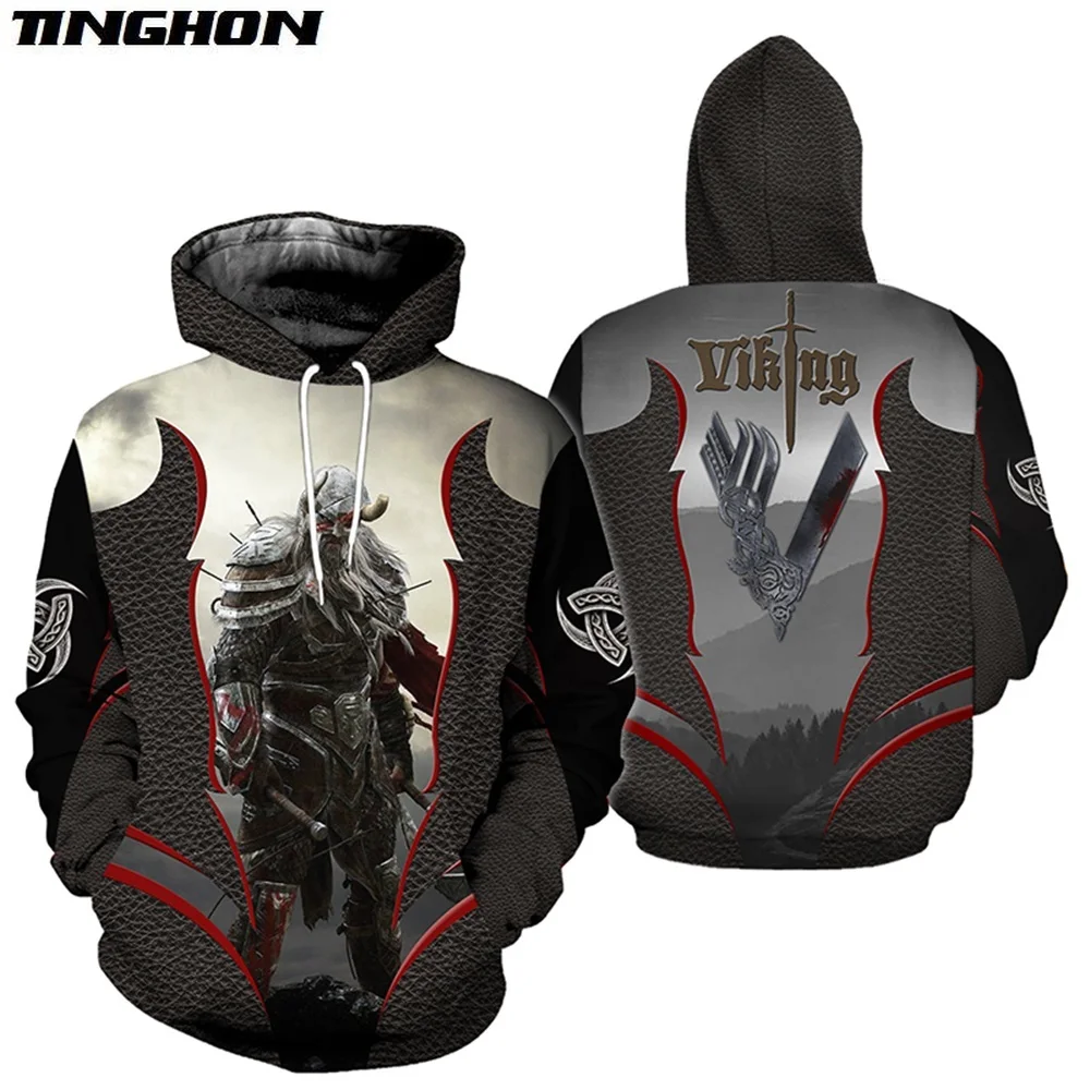 

XS-7XL Viking Warrior Tattoo New Fashion Tracksuit casual 3DfullPrint Hoodie/Sweatshirt/Jacket/Mens Womens style 09