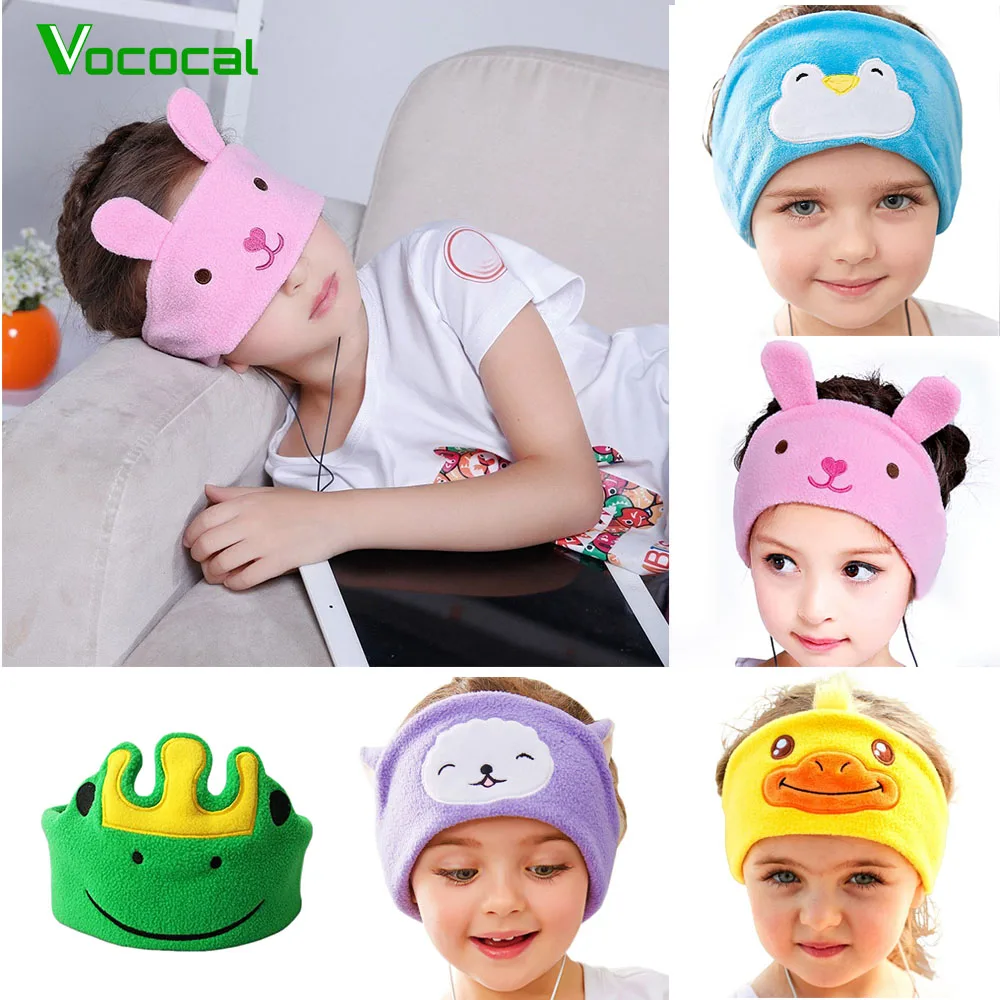Симпатичные наушники Vococal Защита слуха Детская повязка на голову гарнитура маска