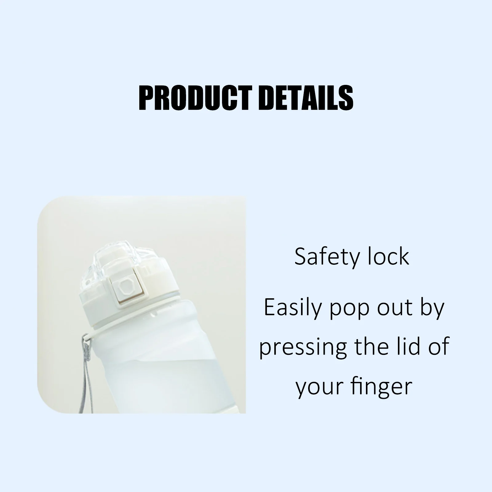 

1000ml Drinking Bottle Portable Water Cup Large Capacity Leakproof For Outdoor Sports Camping Hiking Mountain Climbing Cycling