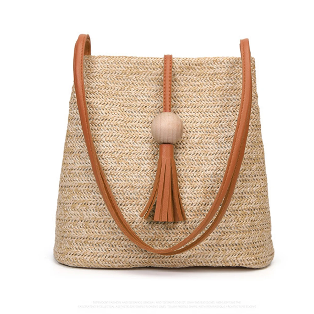 Маленькие соломенные пляжные женские сумки ручная сумка модные летние через