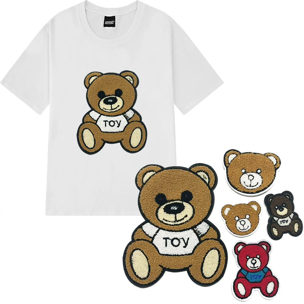 

large embroidery big bear patches for clothing DO-3144