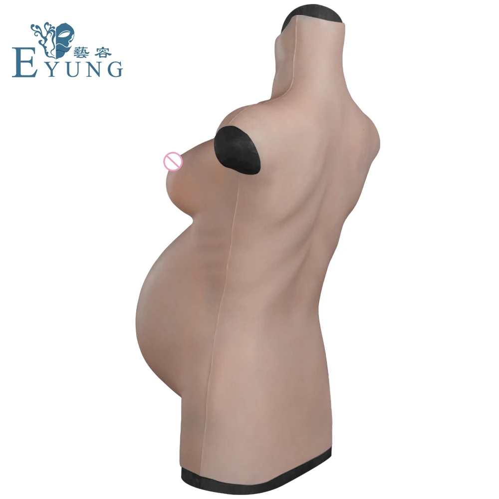 8-я имитация беременного живота Поддельные Беременная Трансвестит Косплей