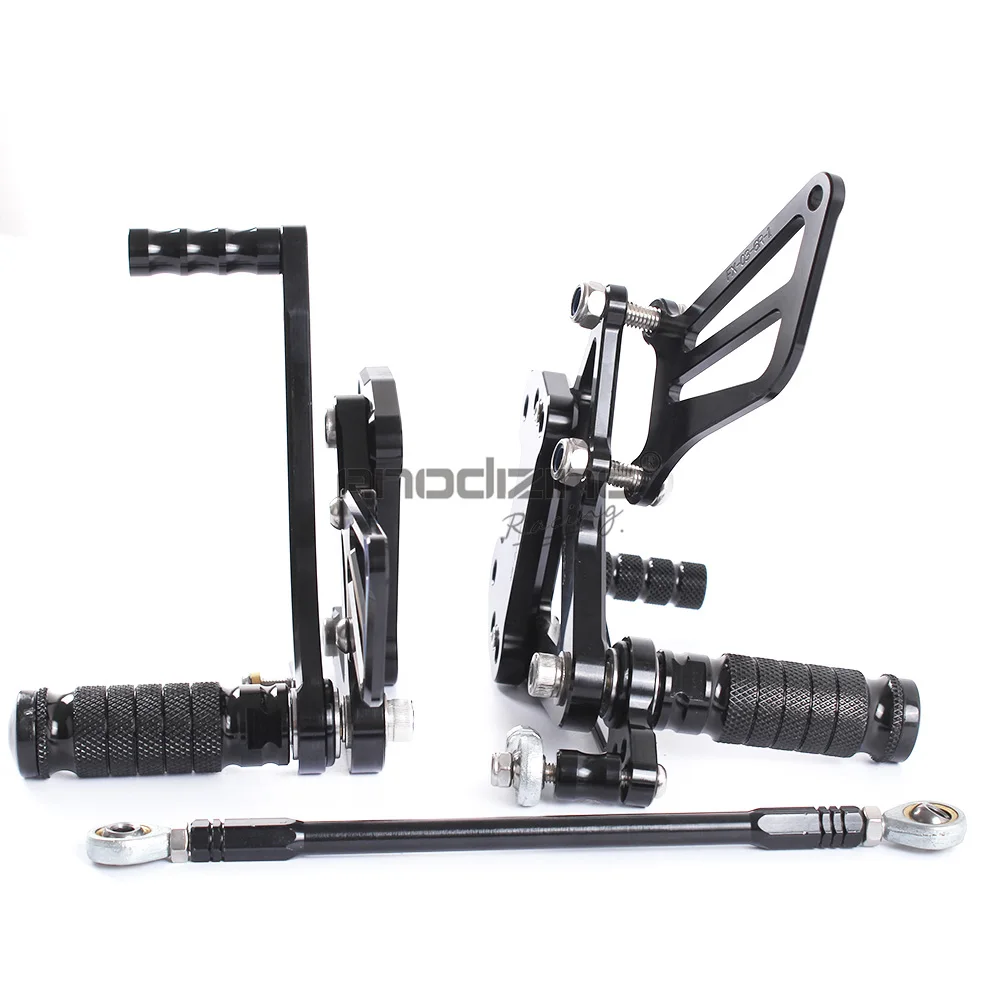 Регулируемые задние комплекты для мотоцикла с ЧПУ алюминиевые подножники Для