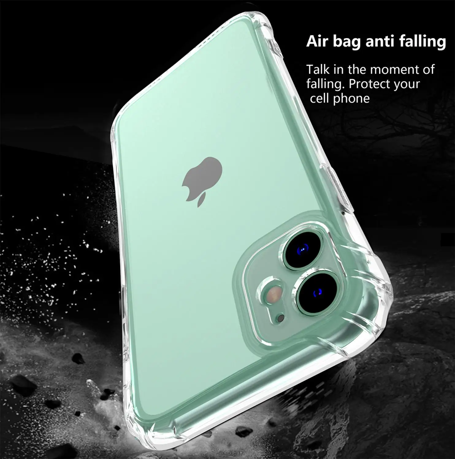 Защитный Чехол Air Armor для iPhone 11 ударопрочный устойчивый к царапинам военный класс