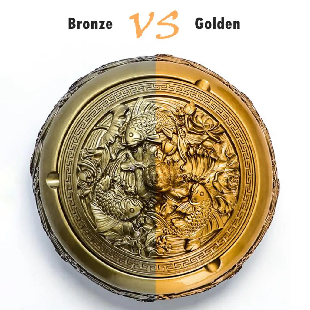 Винтажный пепельница с крышкой скульптура сувениры декоративный держатель для