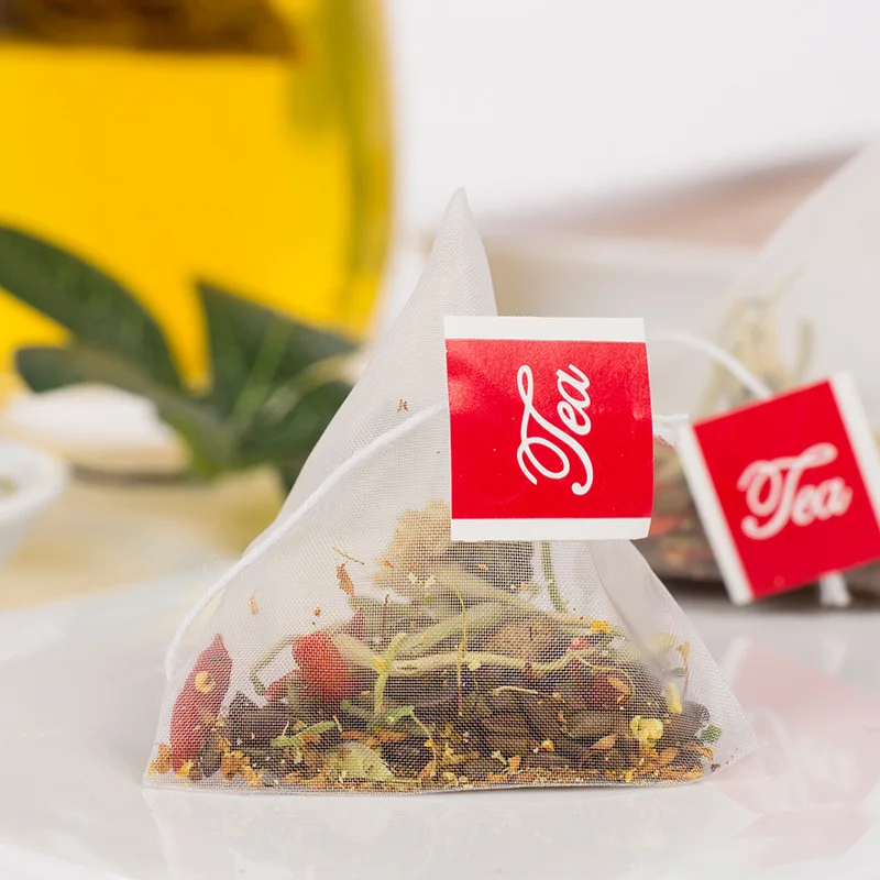 Чайный треугольный пакетик с хризантемами 50 г 10 небольших пакетиков цветами чай