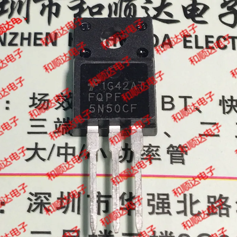 Оригинальный Новый/5 предметов в лоте FQPF5N50CF TO 220F 500V 5A|Регуляторы