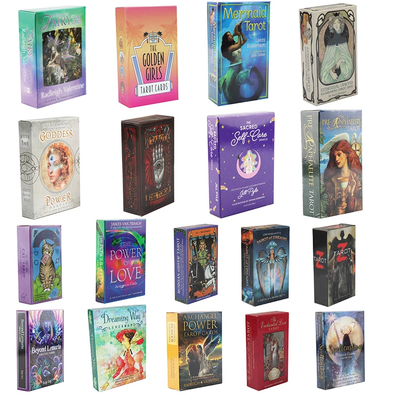 

Light Seers Tarot Angel Oracle Card Divination Tarot Card Party Deck Board Game English Version Personal Game QR Code Manual