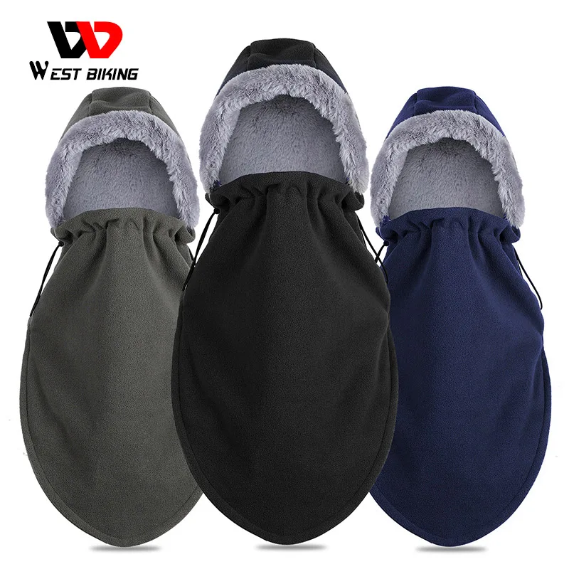 Зимняя велосипедная Кепка флисовая ветрозащитная головной платок маска для