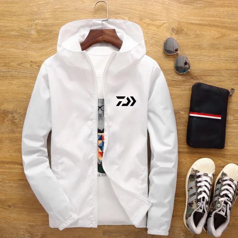 

2021Nieuwe Mannen Ademende Daiwa Dawa Vissen Kleding Outdoor Sport Vissen Jassen Plus Size Hooded Vissen Shirts Vissen Kleding