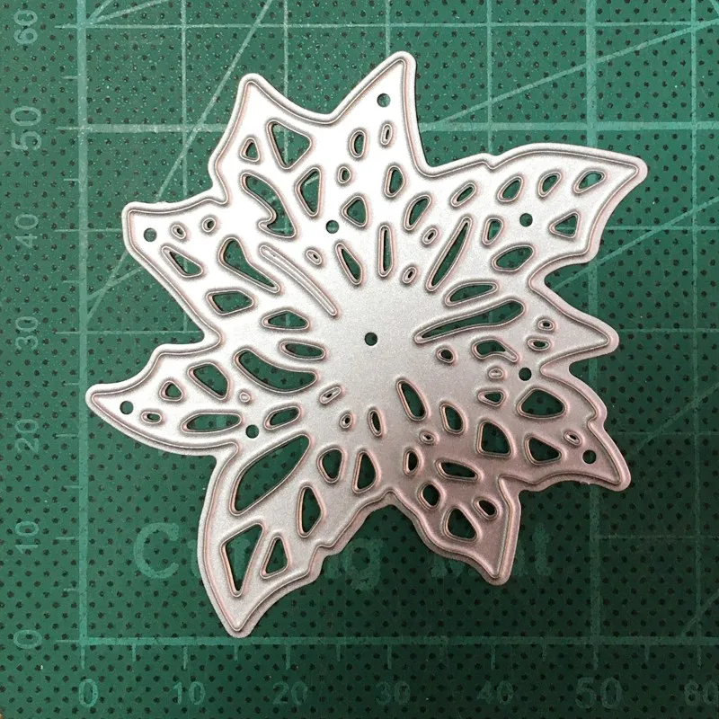 

Metal Cutting Dies Christmas Hollow Flowers dies cut DIY Scrapbooking dies Stamp Craft dies Handmade Card Punch Art Cutter Dies