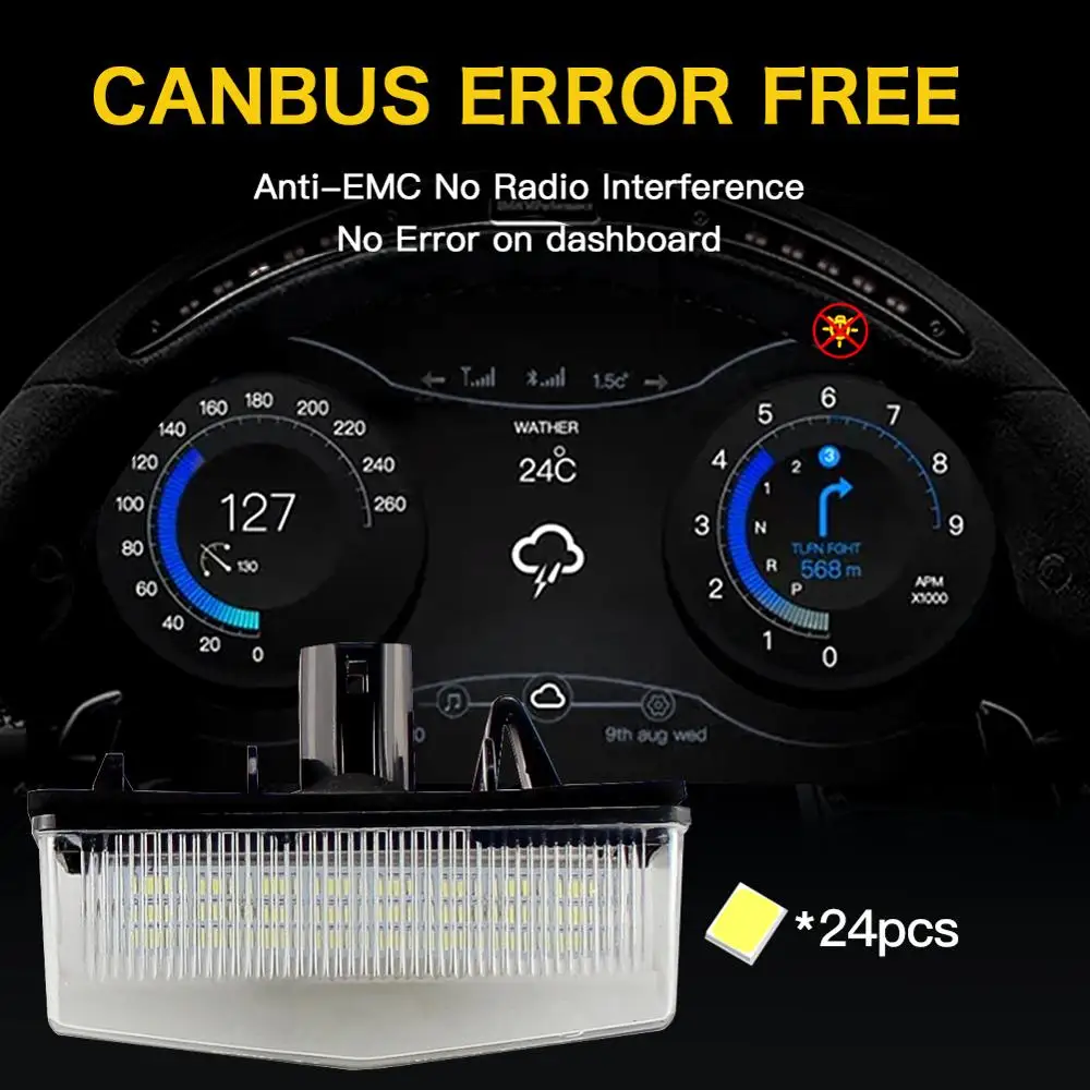 Светодиодный CANBUS без ошибок номерного знака для тойота PRIUS V - ZVW41 11 06 ~ (3-е