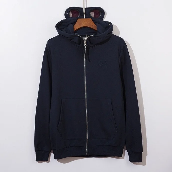 

Euro popular logo embroidered logo cardigan zipper glasses hooded sweater jacket fashion hoodie men trafalgar law harajuku