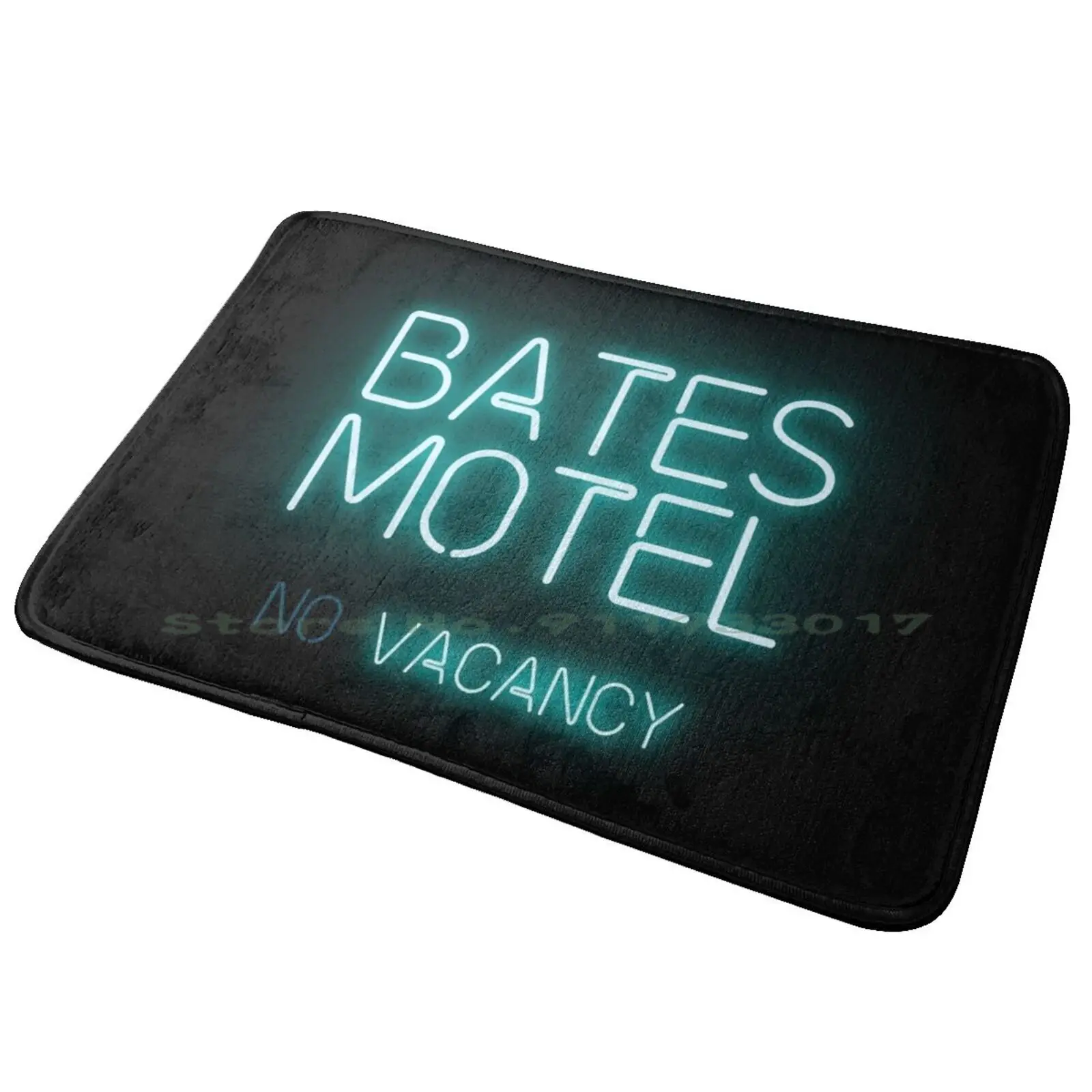 

Коврик Bates Motel для входной двери, противоскользящий, с логотипом из фильма «психоделический», коврик для ванной, для спальни, кухни