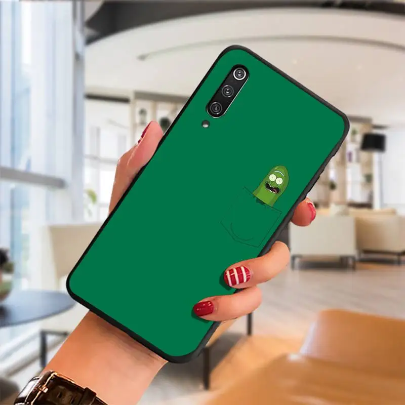 

i am pickle rick Phone Case For Samsung S note S10E 6 7 8 9 10 20 plus edge lite Cover Fundas Coque
