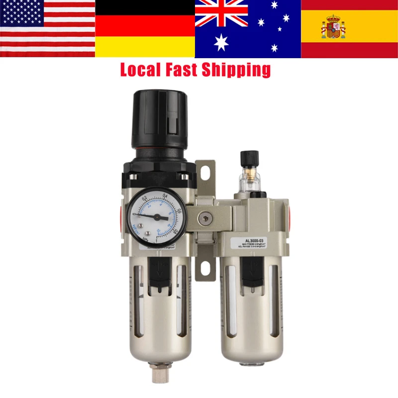 AC3010 03 регулятор воздушного фильтра из алюминиевого сплава давления сжатого