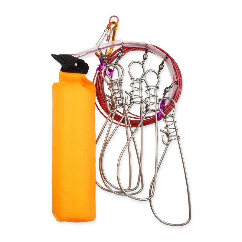 5 м рыболовный замок с пряжкой из нержавеющей стали для живой рыбы ремень