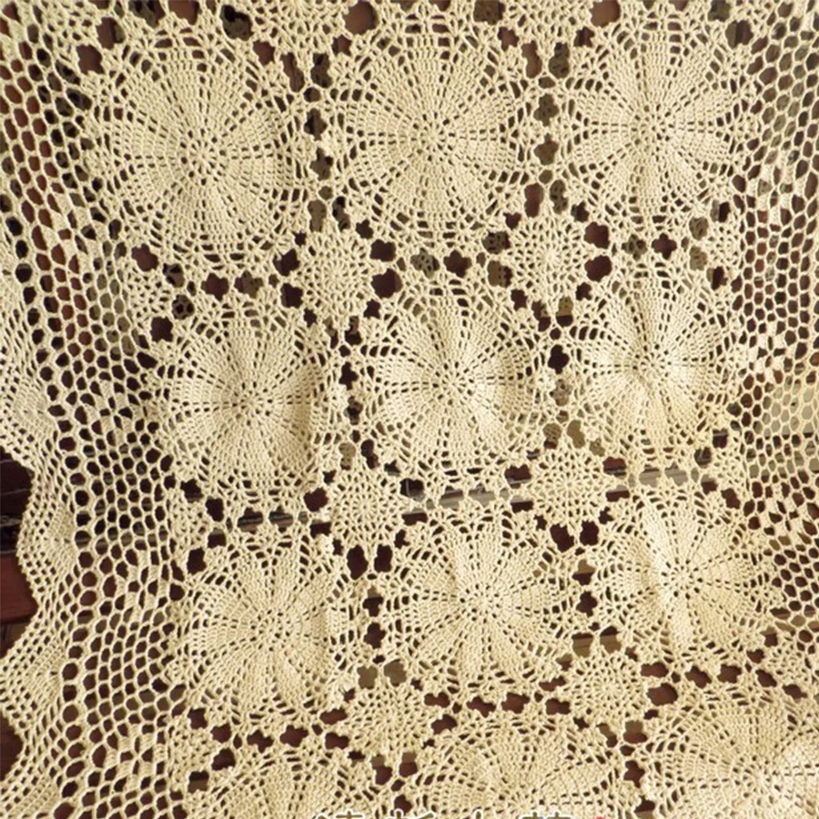 Хлопковая скатерть с цветочным дизайном декоративная занавеска для стола дивана