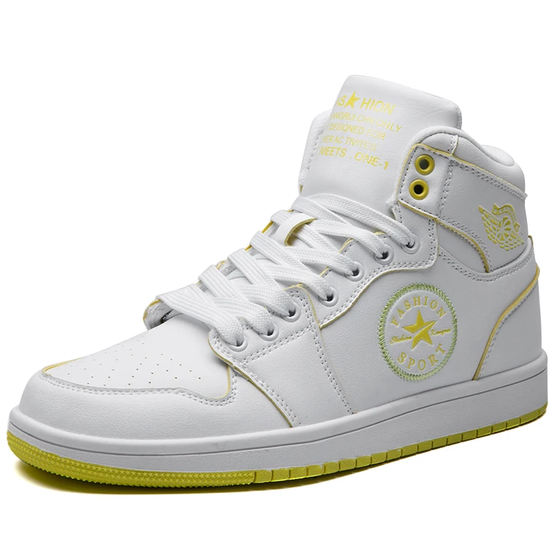 Новинка Модные женские кроссовки унисекс цвет желтый зеленый оранжевый белый