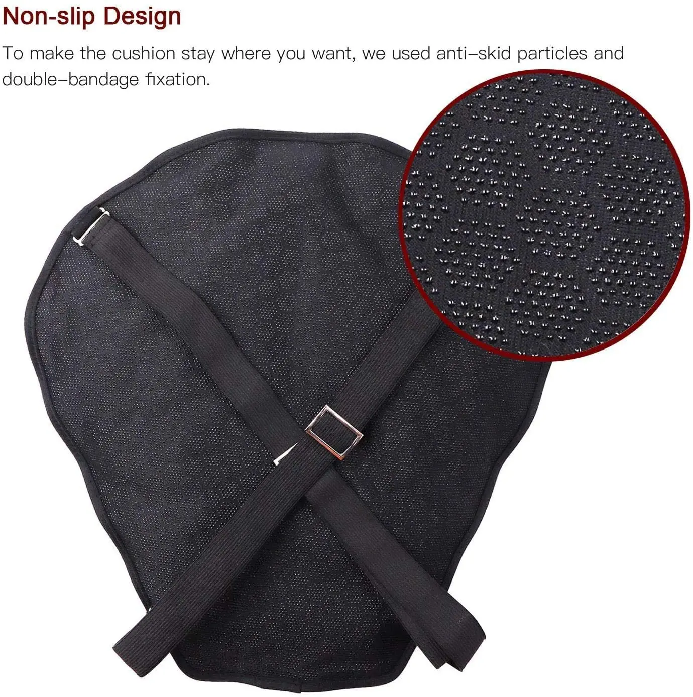 

Air Pad Motorcycle Cool Seat Cover Seat Sunscreen Mat Electric Car Inflatable Decompression office Air Cushion