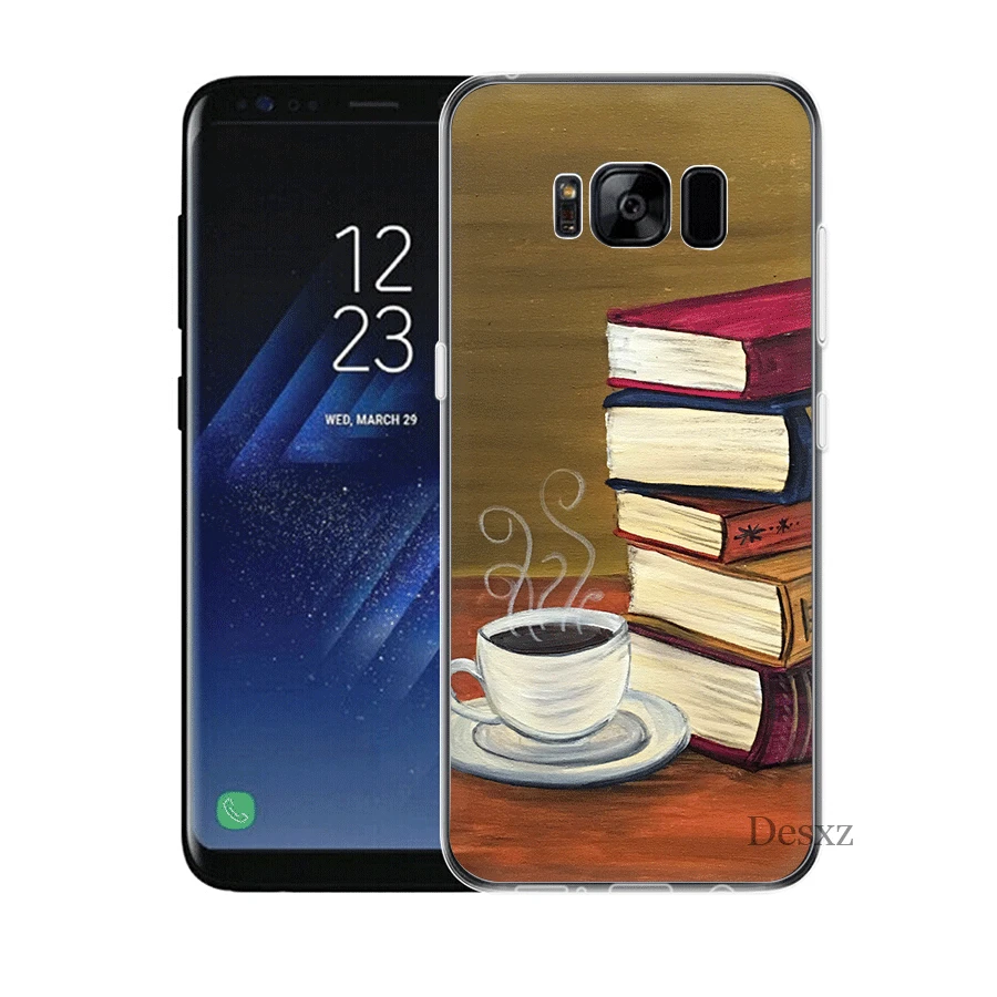 Mobile Phone Case For Samsung A3 A5 A6 A7 A8 A9 A10 A20 A30 A40 A50 A60 Hard Cover Ok But First Coffee Book | Мобильные телефоны и