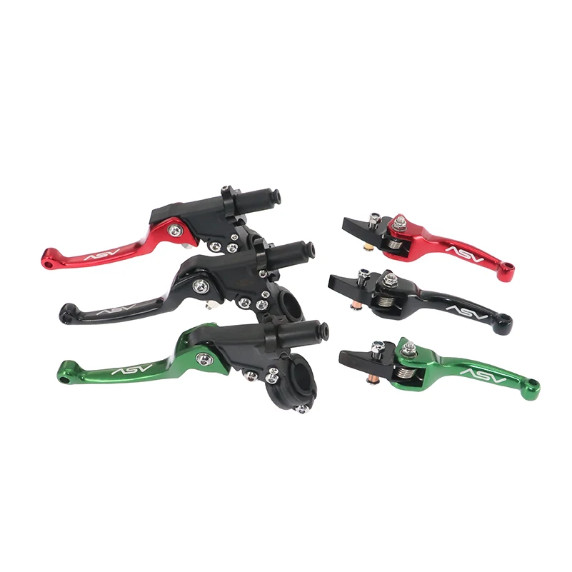 

CNC ASV F3 Brake Clutch Levers Foldable For Honda Yamaha Kawasaki Suzuki CR CRF YZF WRF KX KXF RM RMZ Motorcycle