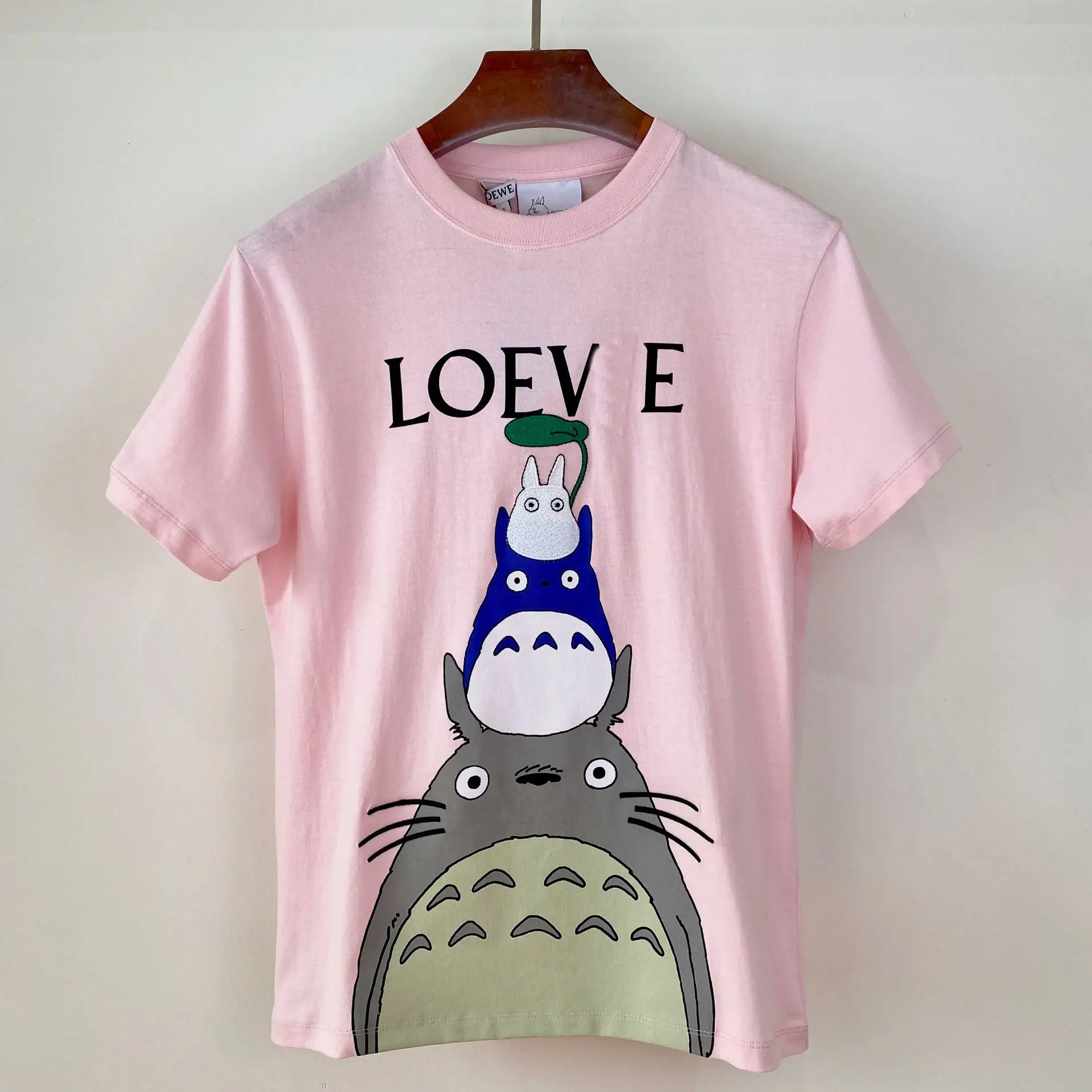 

2021 new women summer T o t o r o series short-sleeved T-shirt for women