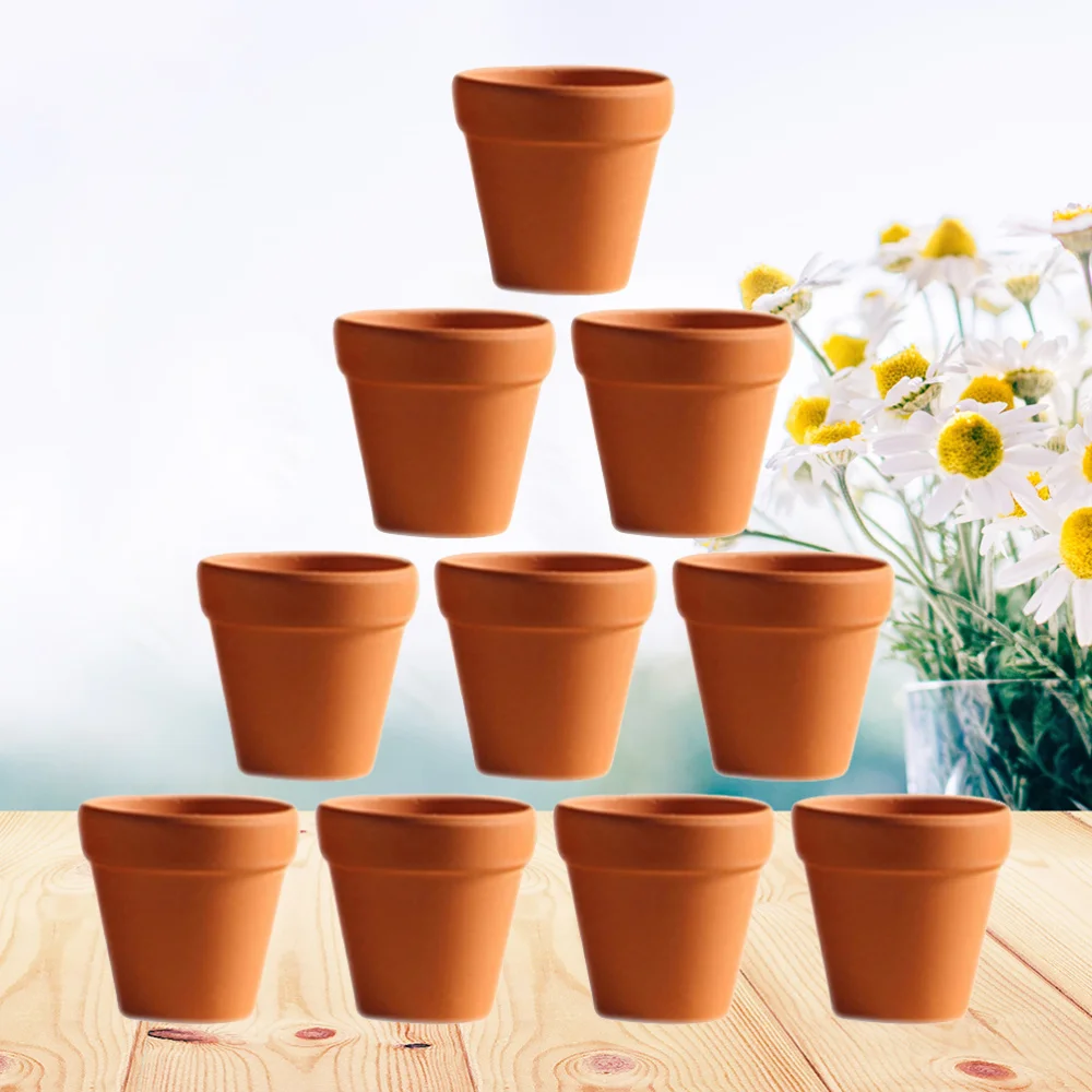 

20Pcs Small Red Ceramic Flower Pot Terracotta Pot Clay Ceramic Pottery Planter Flower Pots Succulent Nursery Pots Great