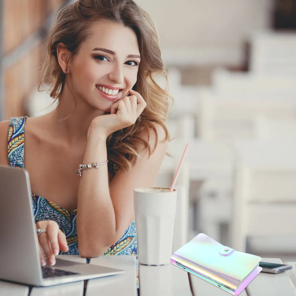 

A6 Loose-leaf Binder with 12pcs Binder Pockets for Office School