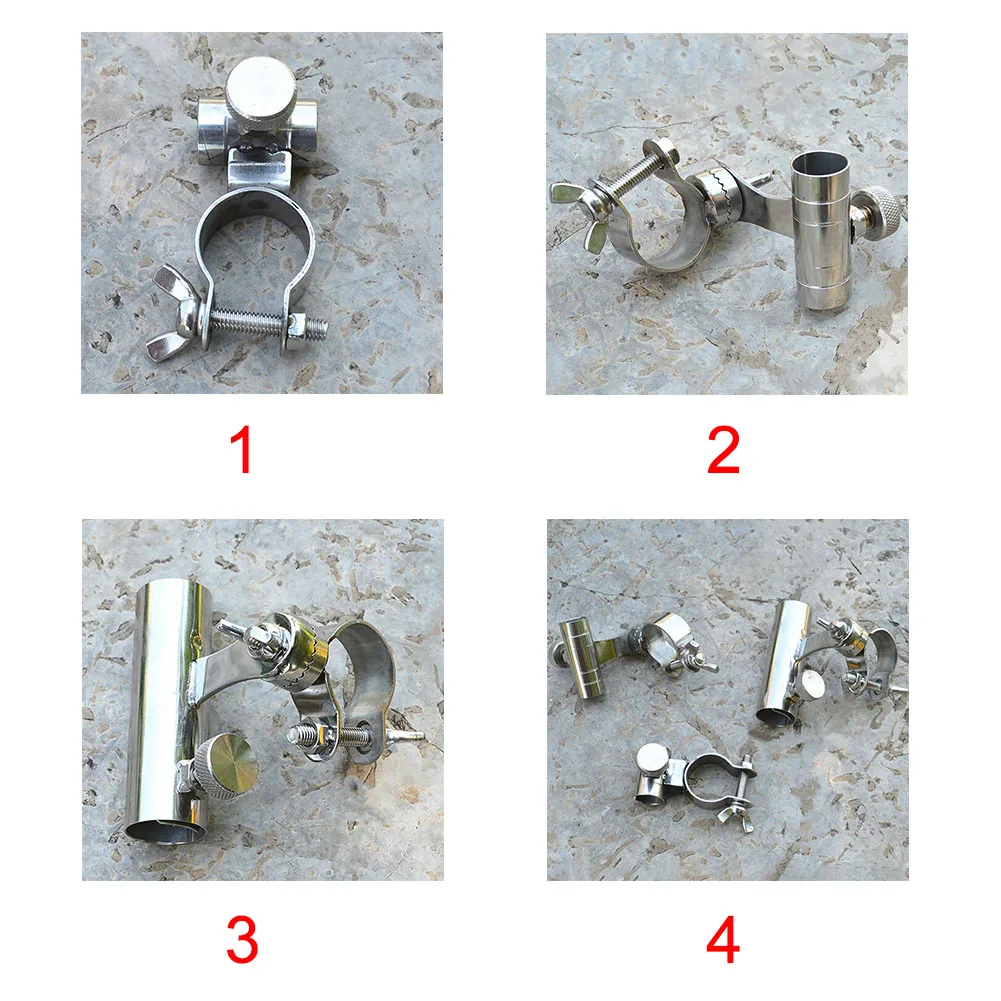 Зажим оборудование Противоскользящий открытый рельс практичный нержавеющая