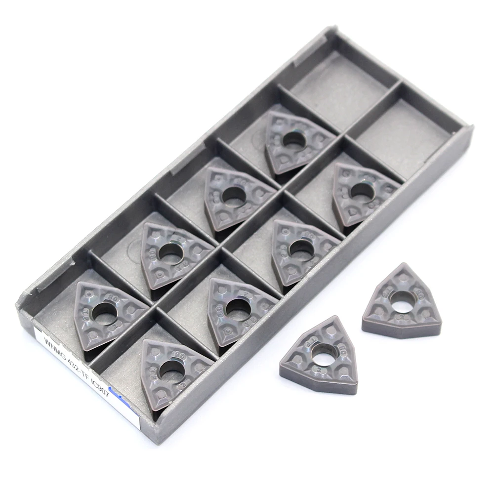 WNMG080404 TF IC907/IC908 WNMG431 10 шт. внешний токарный инструмент карбидная вставка для токарного станка режущий инструмент инструменты с ЧПУ Tokarnyy amw
