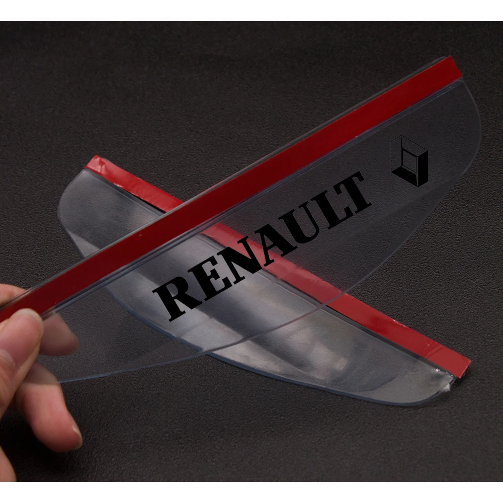 2 шт./лот универсальные ПВХ автомобильные дождевики для зеркала заднего вида с